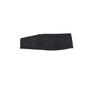 Mr. Knight Mens Silk Pleated Detail Elastic Cummerbund Belt Black 40"